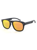 Lunettes de soleil Wave Hawaii Alleys Wayfarer Uv400 Bamboe Zwart