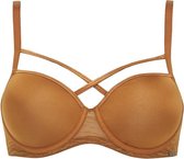 Sapph Fabulous Padded Bra Dames Cognac-85D