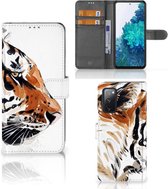 Hoesje met Tekst Geschikt voor Samsung Galaxy S20FE Telefoon Hoesje Tiger