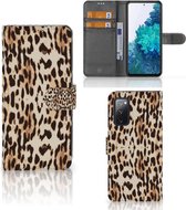 Book Cover Samsung Galaxy S20FE Smartphone Hoesje Leopard