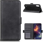 LG K22 Hoesje Wallet Book Case Zwart