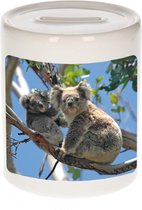 Dieren koala beer foto spaarpot 9 cm jongens en meisjes - Cadeau spaarpotten koala beer koalaberen liefhebber