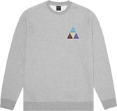 HUF Prism Trail Crewneck heren sweater midden grijs