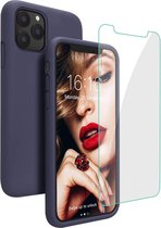 BixB iPhone 12 Mini Hoesje Soft Nano Siliconen backcover TPU case - Nave met Screenprotector / glazen