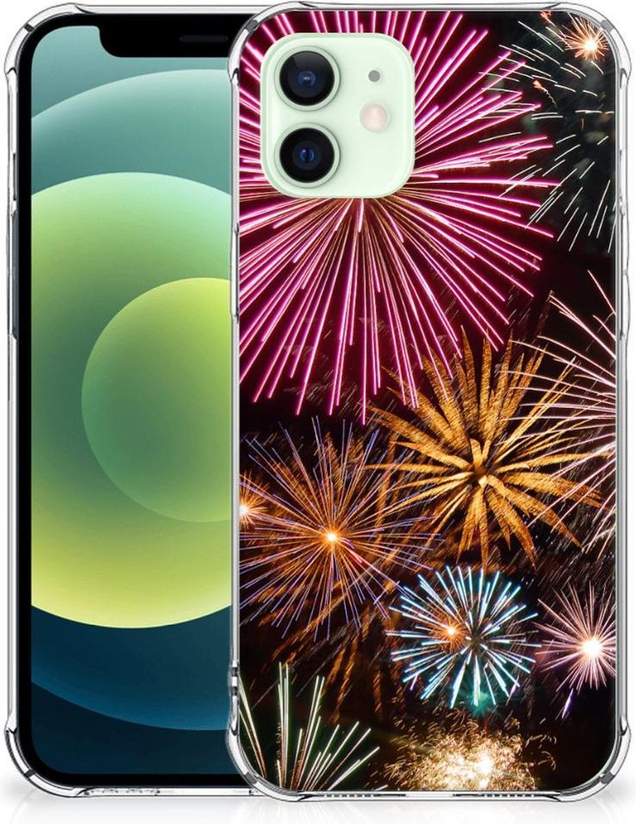 iPhone 12 Mini Anti Shock Bumper Case Vuurwerk