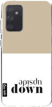 Casetastic Samsung Galaxy A72 (2021) 5G / Galaxy A72 (2021) 4G Hoesje - Softcover Hoesje met Design - Upside Down Print