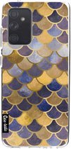 Casetastic Samsung Galaxy A52 (2021) 5G / Galaxy A52 (2021) 4G Hoesje - Softcover Hoesje met Design - Sapphire Scales Print