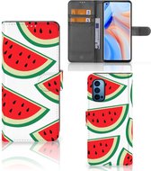Coque Téléphone OPPO Reno 4 Pro 5G Magnétique Etui Housse pour Pastèques