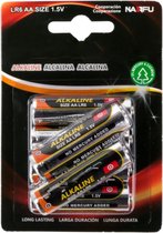 Batterij - Aigi Baty - AA/LR06 - 1.5V - Alkaline Batterijen - 6 Stuks - BSE