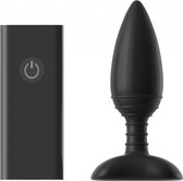 ACE LARGE Remote Control Vibrating Butt Plug - Black - Anal Vibrators - black - Discreet verpakt en bezorgd