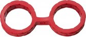 Silicone Cuffs - Large - Red - Bondage Toys - red - Discreet verpakt en bezorgd