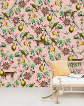 Dieren Behang - Botanical Garden  Mural - Behangpapier Slaapkamer - 400cm x 280cm - Mat Vliesbehang - Creative Lab Amsterdam