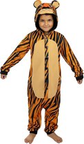 FUNIDELIA Onesie tijger kostuum - 5-6 jaar (110-122 cm)