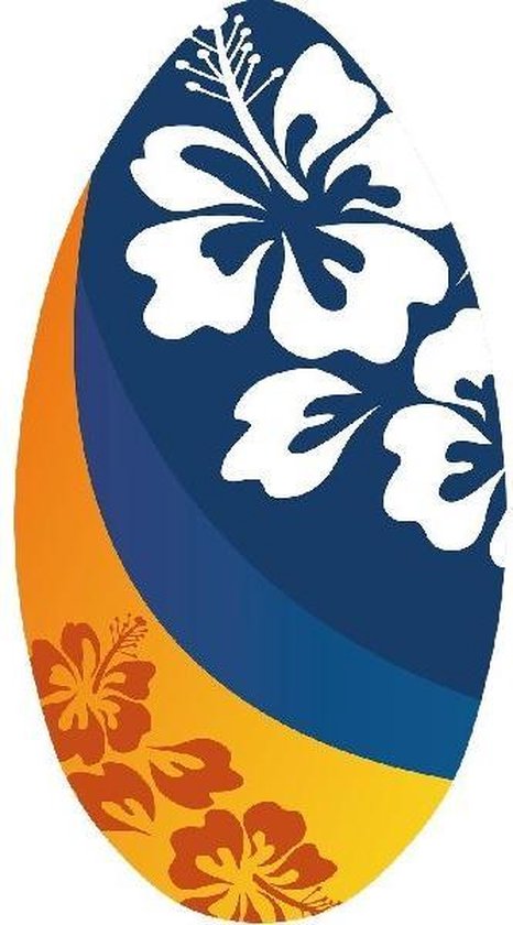 Skimboard Flower 100 cm hout