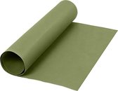 Faux Leather Papier, B: 50 cm, unikleurig, 350 gr, groen, 1 m/ 1 rol