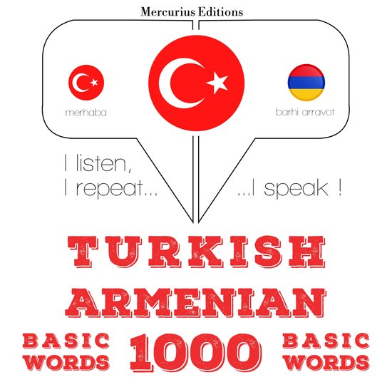 Türkçe - Ermenice: 1000 temel kelime - cover
