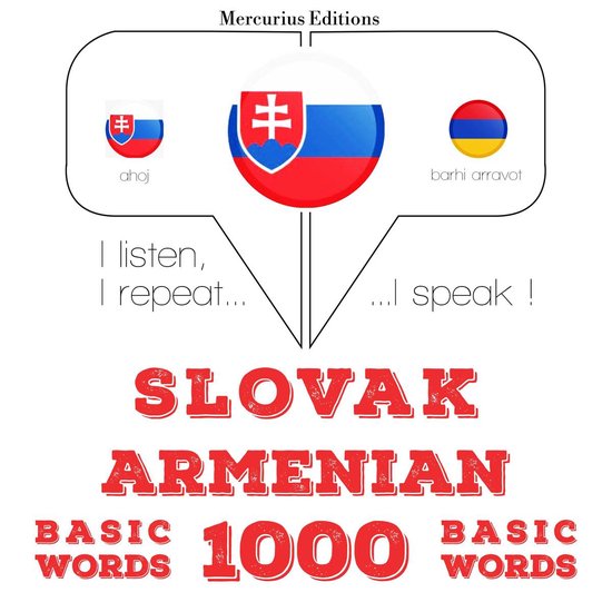 Slovenský - arménske: 1000 základných slov - cover