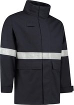 Dapro Blaze Multinorm Regenjas - Maat 3XL - Marineblauw - Vlamvertragend , antistatisch , Lasnorm , vlamboog en chemicaliën resistent