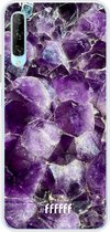 6F hoesje - geschikt voor Honor 9X Pro -  Transparant TPU Case - Purple Geode #ffffff