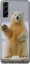 6F hoesje - geschikt voor Samsung Galaxy S21 -  Transparant TPU Case - Polar Bear #ffffff