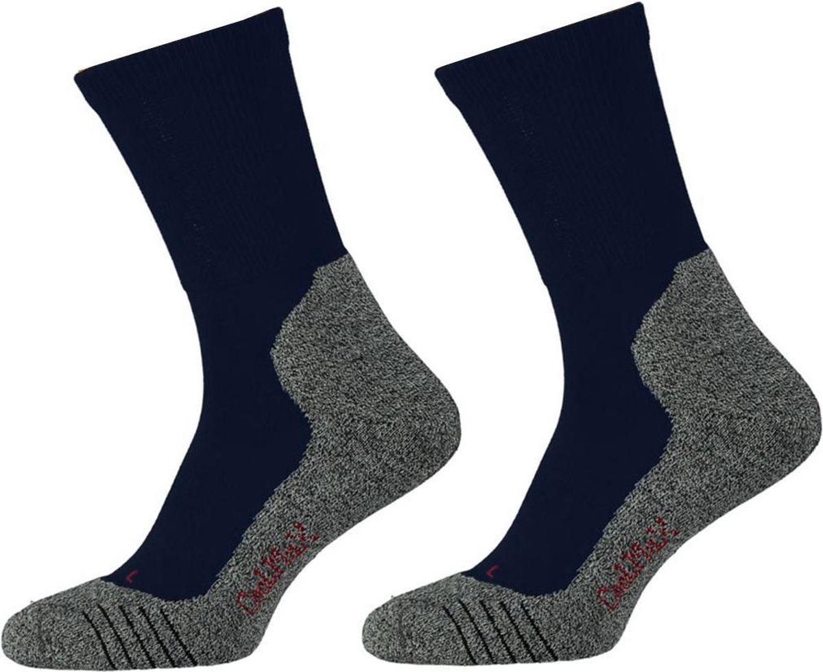 Xtreme 6-Pack Wandelsokken Coolmax® Ventilatie Anti-Blaar Heren Dames marine 42-45 122781000 Blauw