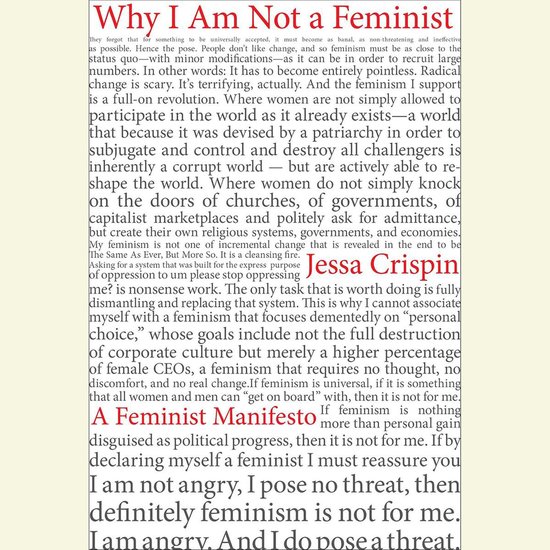 Why I Am Not A Feminist - cover