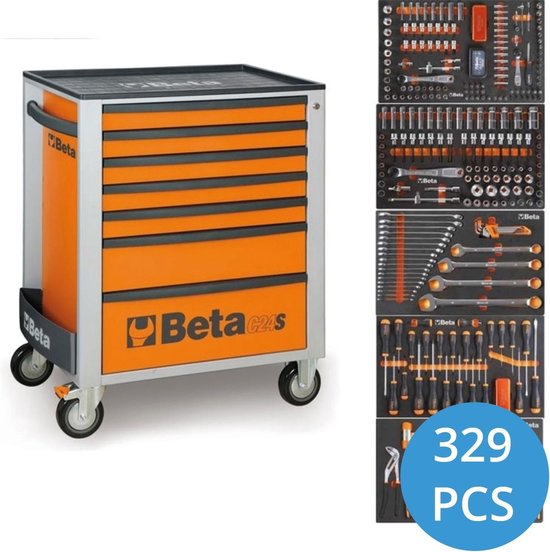 Beta Gevuld - 329-delig - 7 lades - Oranje | bol.com