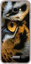 6F hoesje - geschikt voor Samsung Galaxy J4 Plus -  Transparant TPU Case - Tiger #ffffff