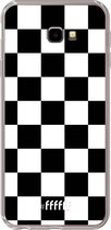 6F hoesje - geschikt voor Samsung Galaxy J4 Plus -  Transparant TPU Case - Checkered Chique #ffffff