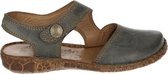 Josef Seibel ROSALIE 27 - Volwassenen Platte sandalenDames Sandalen - Kleur: Groen - Maat: 42