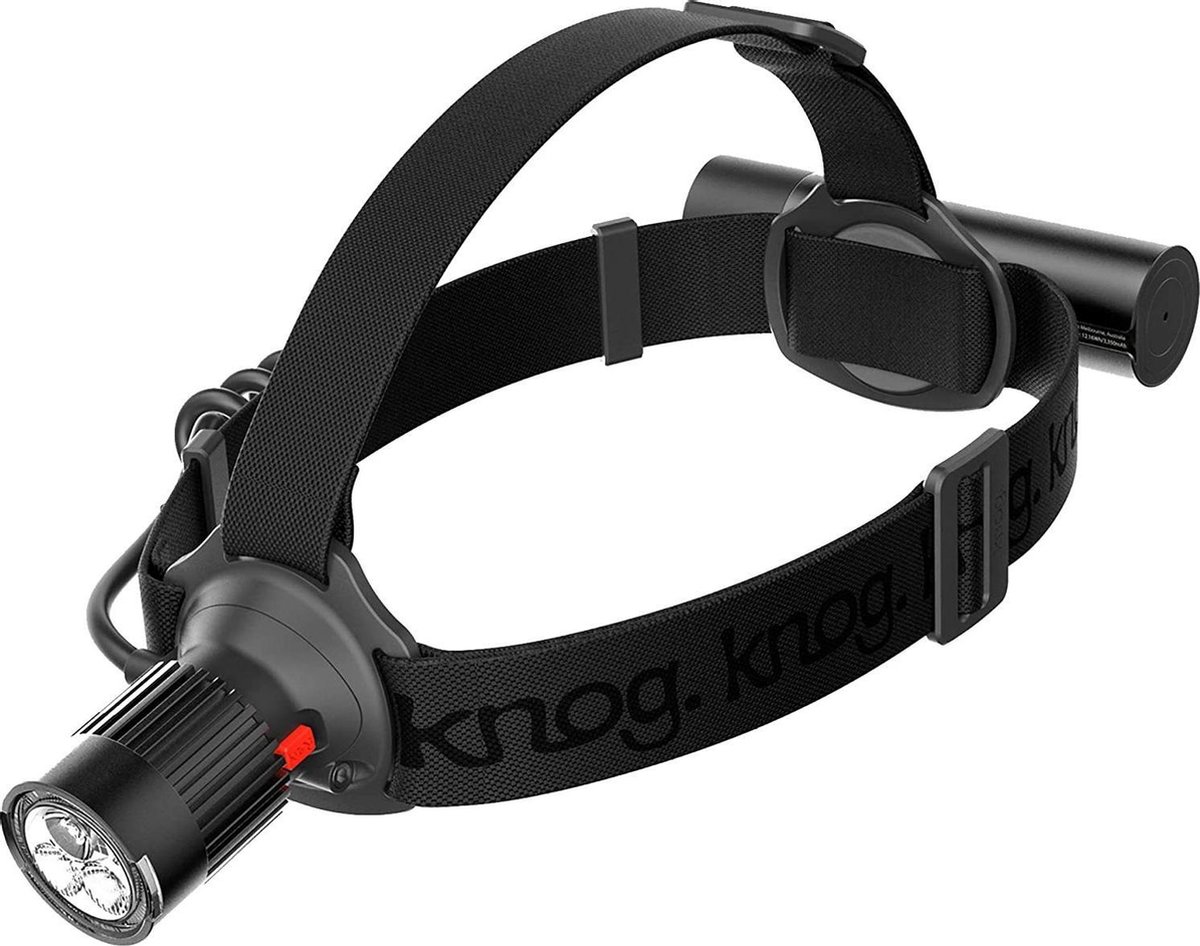 Knog PWR Headtorch + Battery - Hoofdlamp - 1000 Lumen - Waterdicht