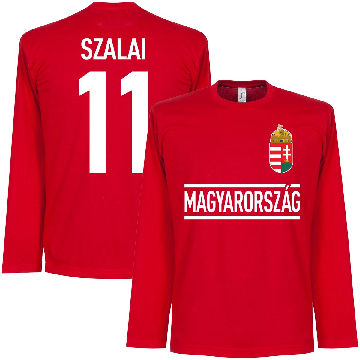 Hongarije Szalai 11 Longsleeve T-Shirt - XXL