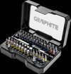 GRAPHITE Bitset - Schroefbits - 60-delig - Bitset Professioneel - Snelwissel Bithouder - Magnetische Bithouder - Kleur Codering - Click Box - Top Kwaliteit - Bits - Boor Bits