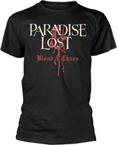 Paradise Lost Heren Tshirt -L- Blood And Chaos Zwart