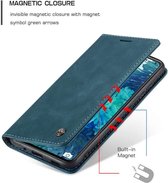CASEME Samsung Galaxy S20 FE Retro Wallet Case - Portemonnee Hoesje - Blauw