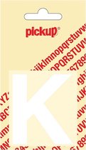 Pickup plakletter Helvetica 60 mm - wit K