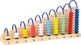 Houten telraam - Telraam "leer rekenen" - Tel tot 10 - houten speelgoed vanaf 4 jaar