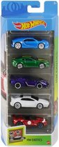 Hot Wheels Autoset Exotics 7,5 X 2,5 Cm Staal 5-delig