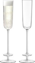 L.S.A. Champagne Theatre Champagne Flute - 130 ml - Set van 2 Glazen
