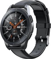 Vantage M / Grit X leren band - zwart - Geschikt voor Polar - 22mm - Horlogeband Armband Polsband