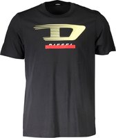 Diesel T-shirt Zwart L Heren