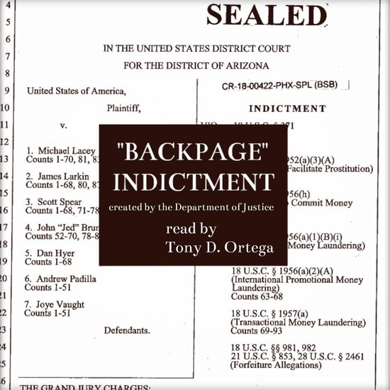 Backpage Indictment - cover