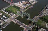 Schilderij Koninginnebrug en Koningshavenbrug - Forex - Rotterdam - 100 x 70 cm