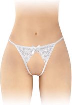 String Ouvert Sandra Blan T.u | FASHION SECRET