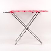 Strijkplank 71x60 cm Zilver/Roze