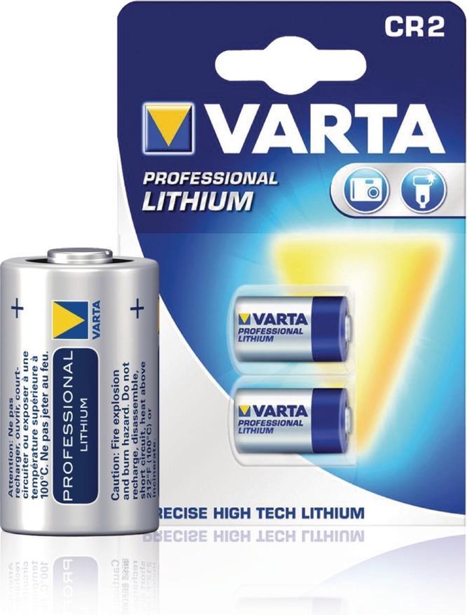 Varta Cr2-2 Lithium Fotobatterij 3 V 920 Mah  2-blister - Varta