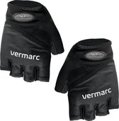 Vermarc Sports Fietshandschoenen Vermarc Vs19 Basic Zwart/Wit - Maat: XL, Kleur: Zwart