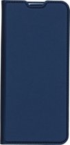 Dux Ducis Slim Softcase Booktype Oppo Reno4 5G hoesje - Donkerblauw