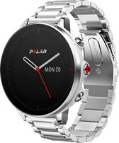 Stalen Smartwatch bandje - Geschikt voor  Polar Vantage M stalen band - zilver - Horlogeband / Polsband / Armband