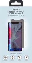 Screenprotector iPhone 12 Pro Max Privacy Tempered Glass - Selencia Gehard Glas Privacy Screenprotector